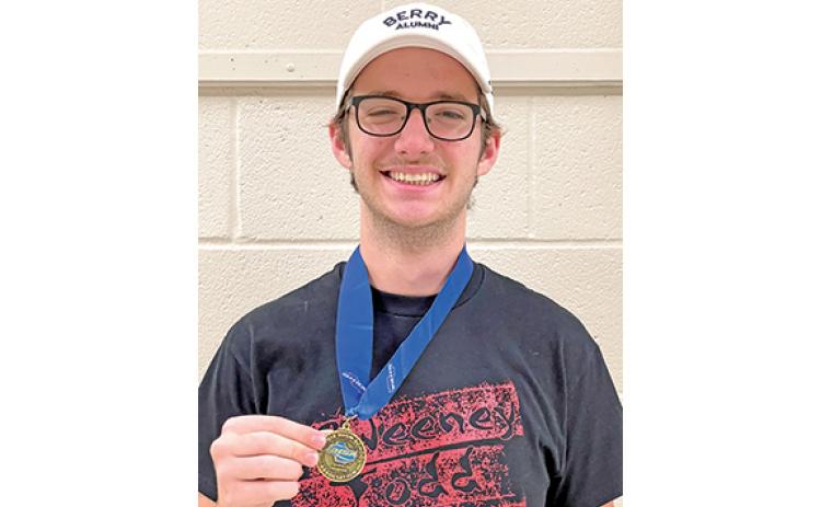 Franklin County High School senior Jon Erik Tripp won his second straight Best Actor Award Saturday at the state One Act Play competition.